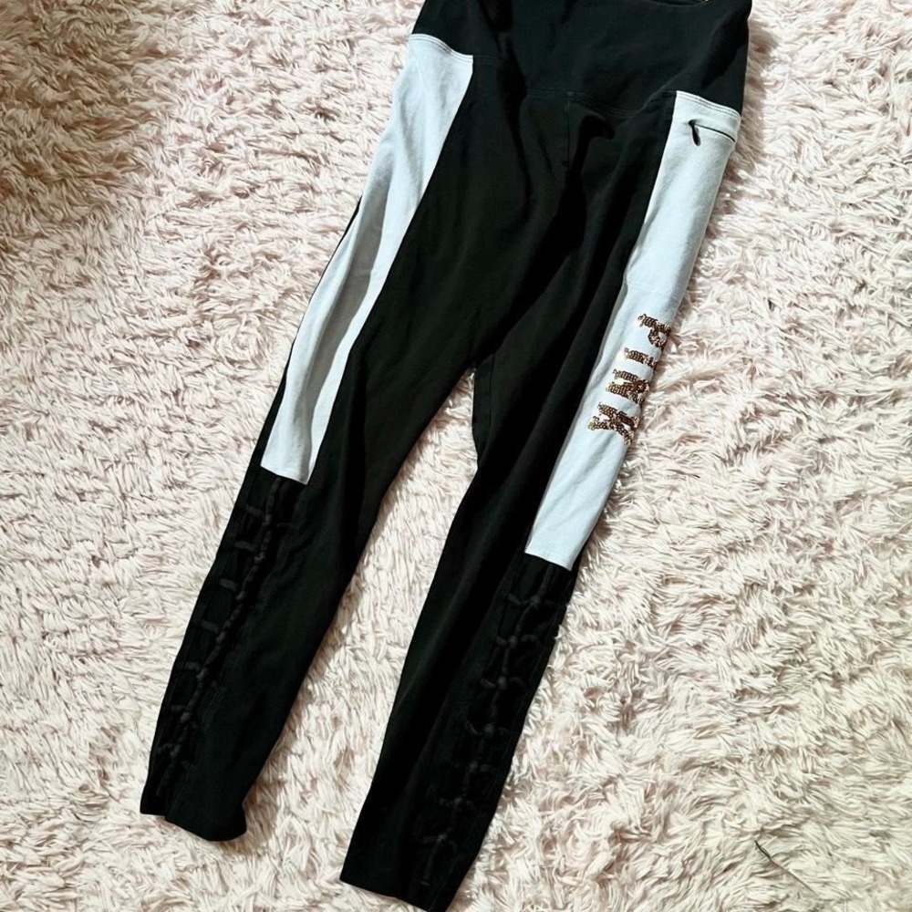 Victorias Secret PINK Ultimate Yoga Leggings Womens S Athletic Fitness Varsity